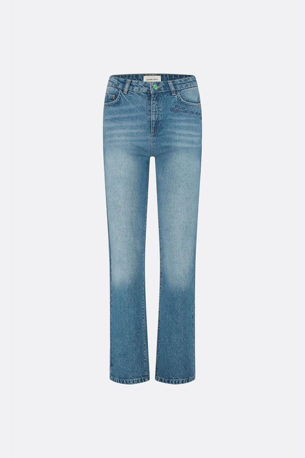 Fabienne Chapot Lola Straight Leg Jeans Medium Wash