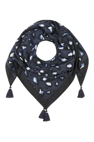 Mercy Delta Cashmere Square in Pedra Topaz