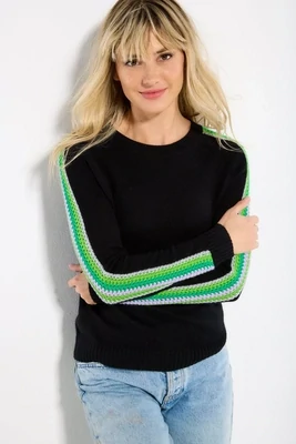 Lisa Todd Linked In Luxury Cashmere Sweater