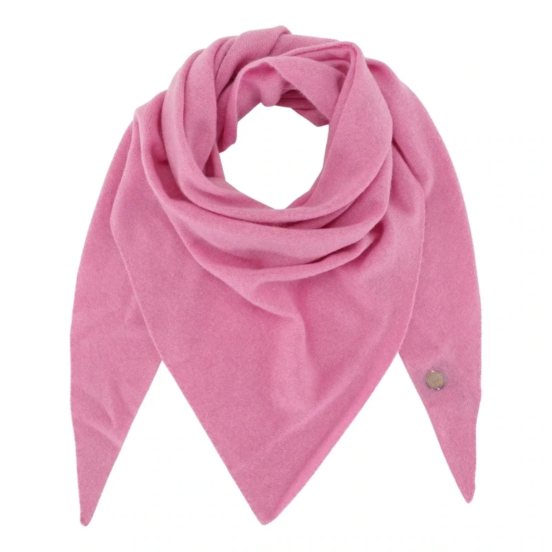 Beta Studios Triangle Cashmere Scarf in Violet