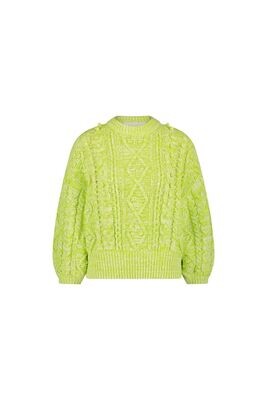 Fabienne Chapot Suzy 3/4 Sleeve Pullover in Lovely Lime