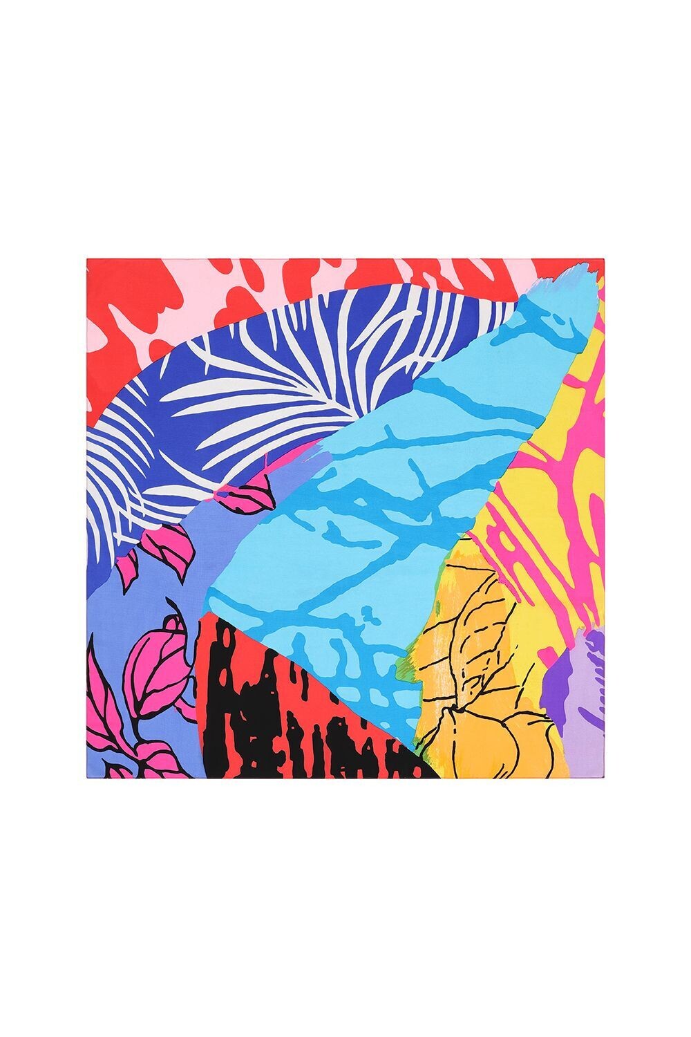 Mercy Delta Silk Habutai in Fragmented Landscape