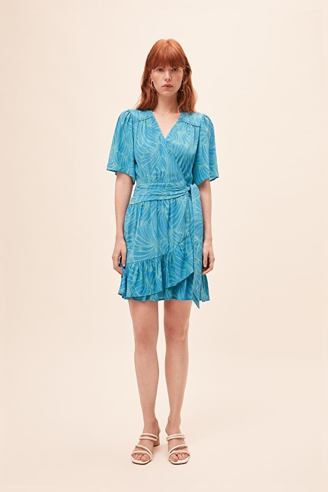 Suncoo Cia Lagoon Shell Wrap Dress