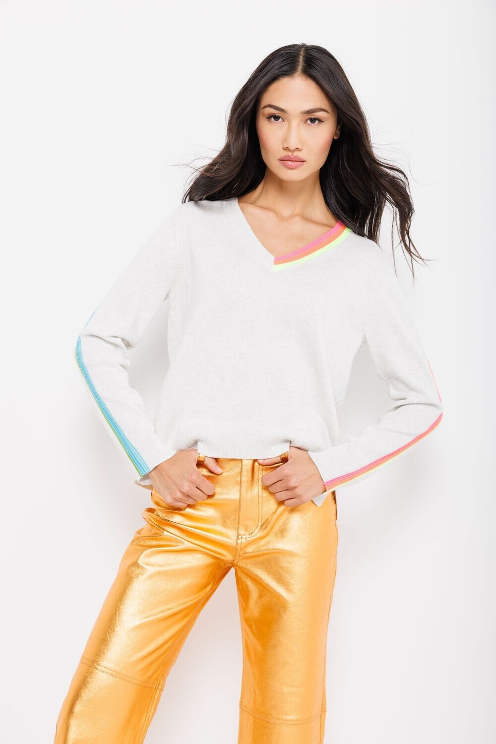 Lisa Todd Colour Code Sweater in Mineral