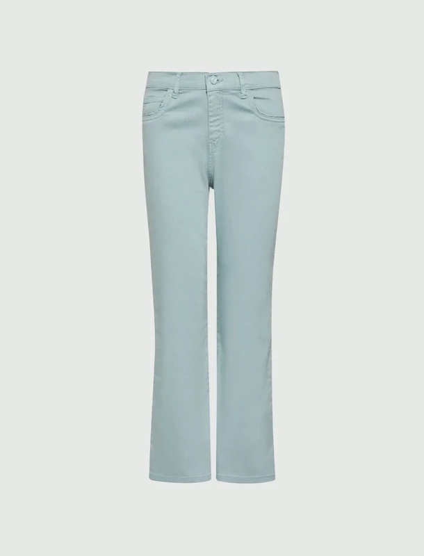 Marella Italy Crop Flare Jean in Soft Blue