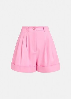 Essentiel Antwerp Faint Wide Leg Shorts in Pink