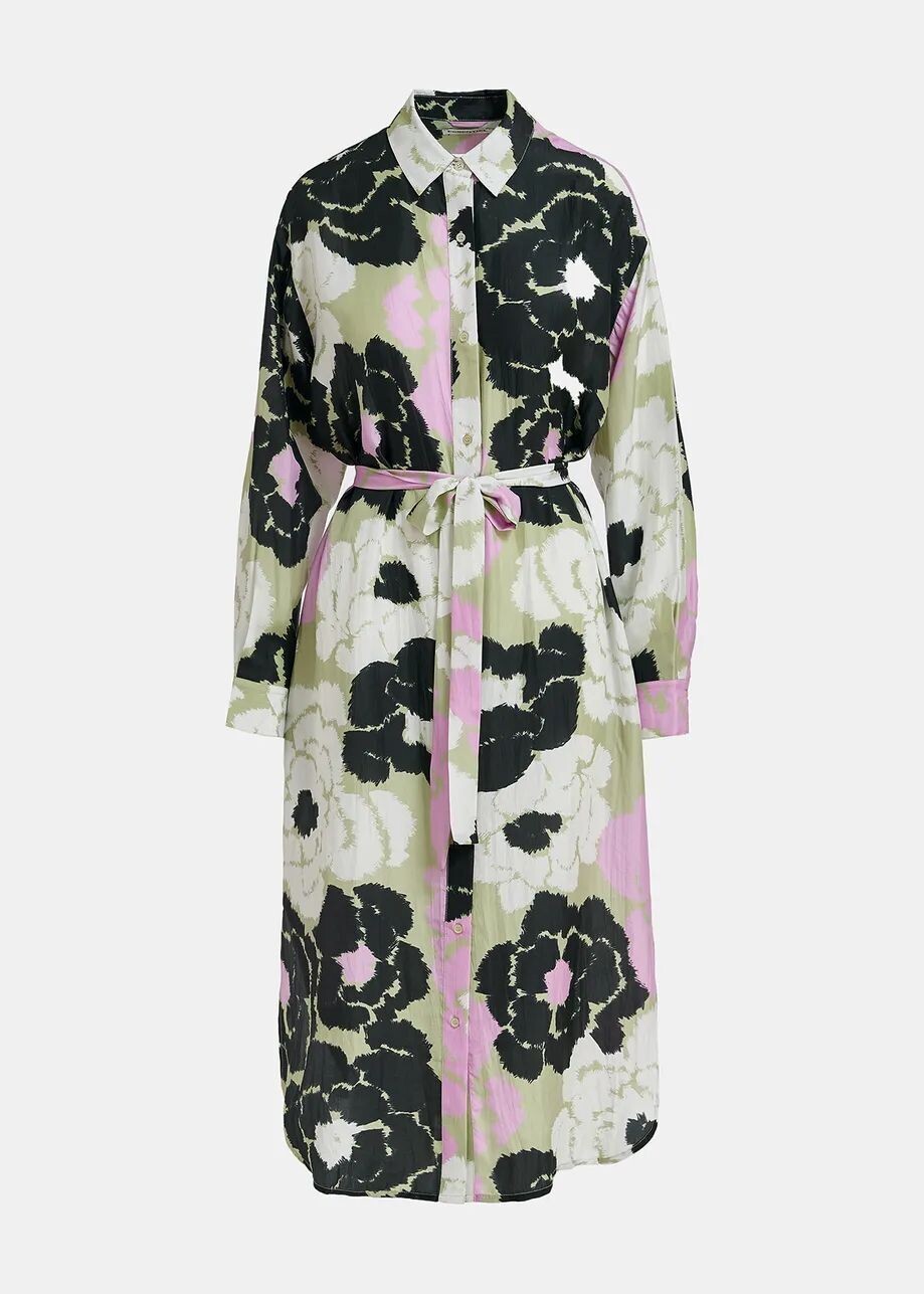 Essentiel Antwerp Freya Silk Shirtdress