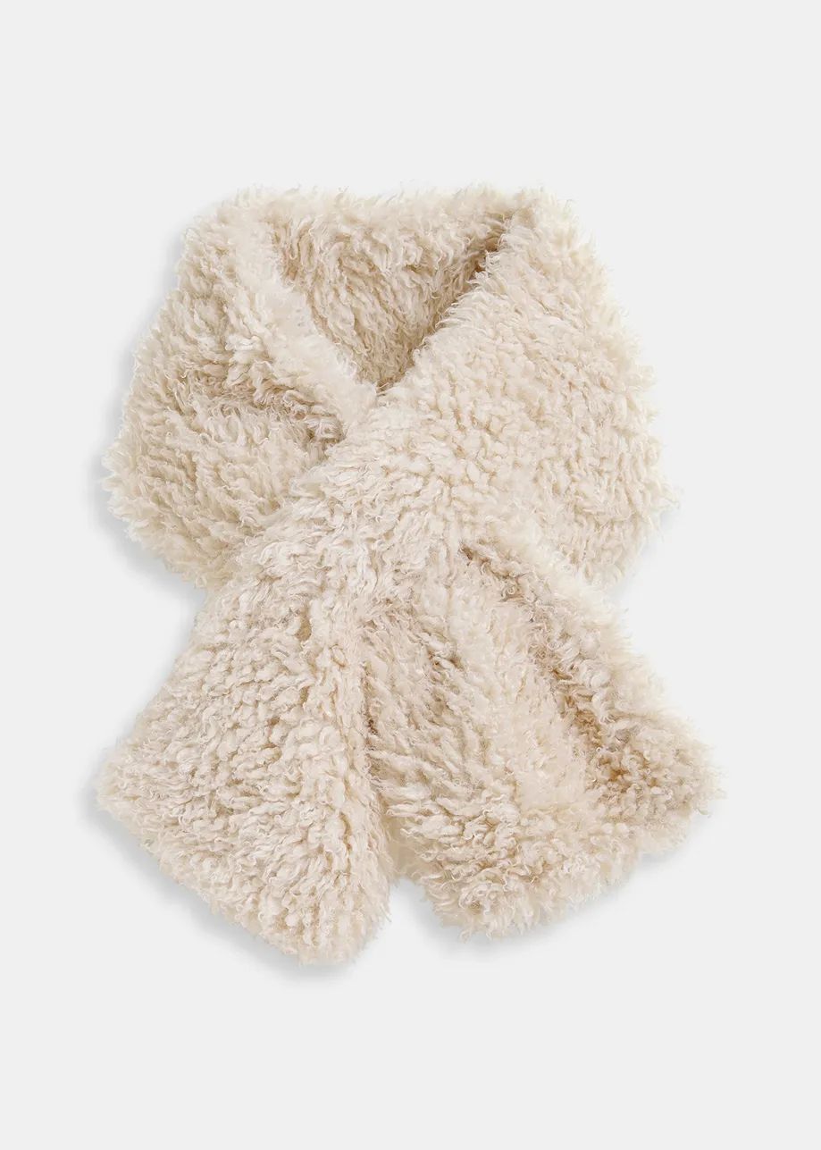 Essentiel Antwerp Graduate Faux Shearling Scarf