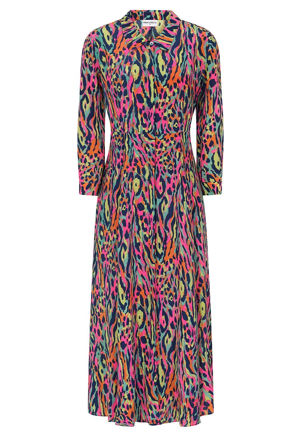 Mercy Delta Rosedene Silk Dress in Spirit Acid Print