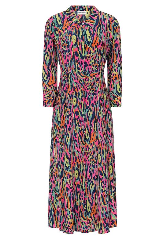 Mercy Delta Rosedene Silk Dress in Spirit Acid Print