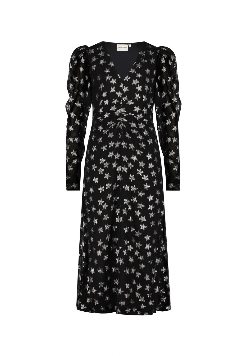 Fabienne Chapot Vera Dress Black with Silver Stars