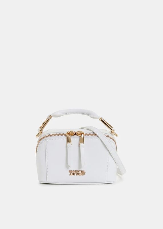 Essentiel Antwerp Leather Mini Bag Off White