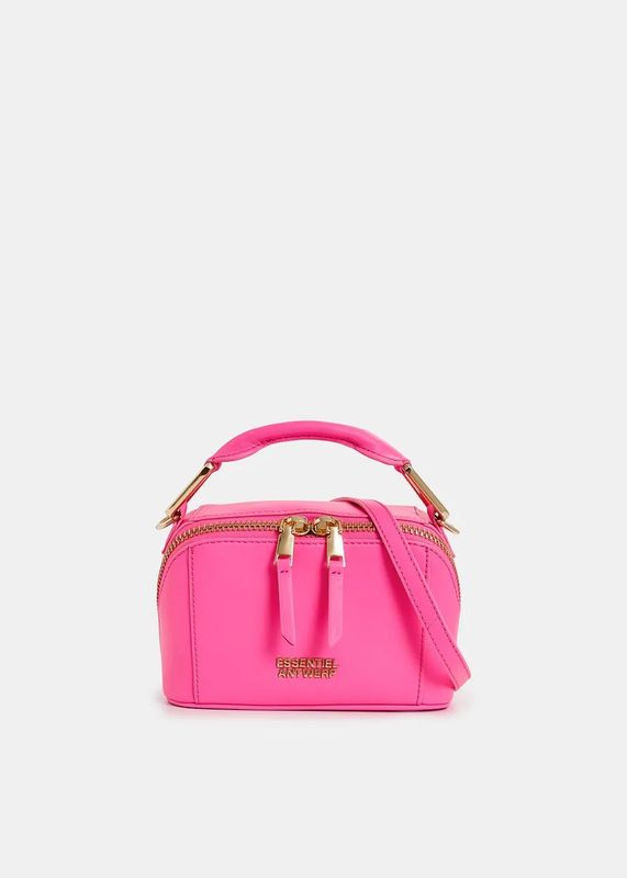 Essentiel Antwerp Leather Mini Bag in Bright Pink