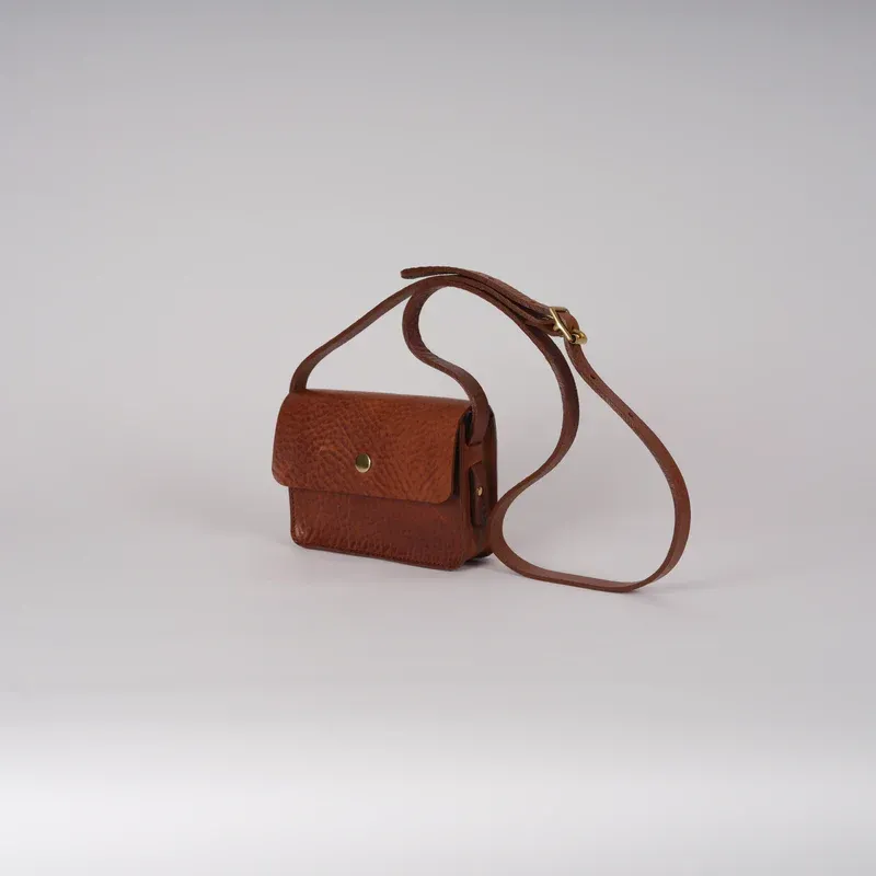 Kate Sheridan Mini Dot Bag in Pecan