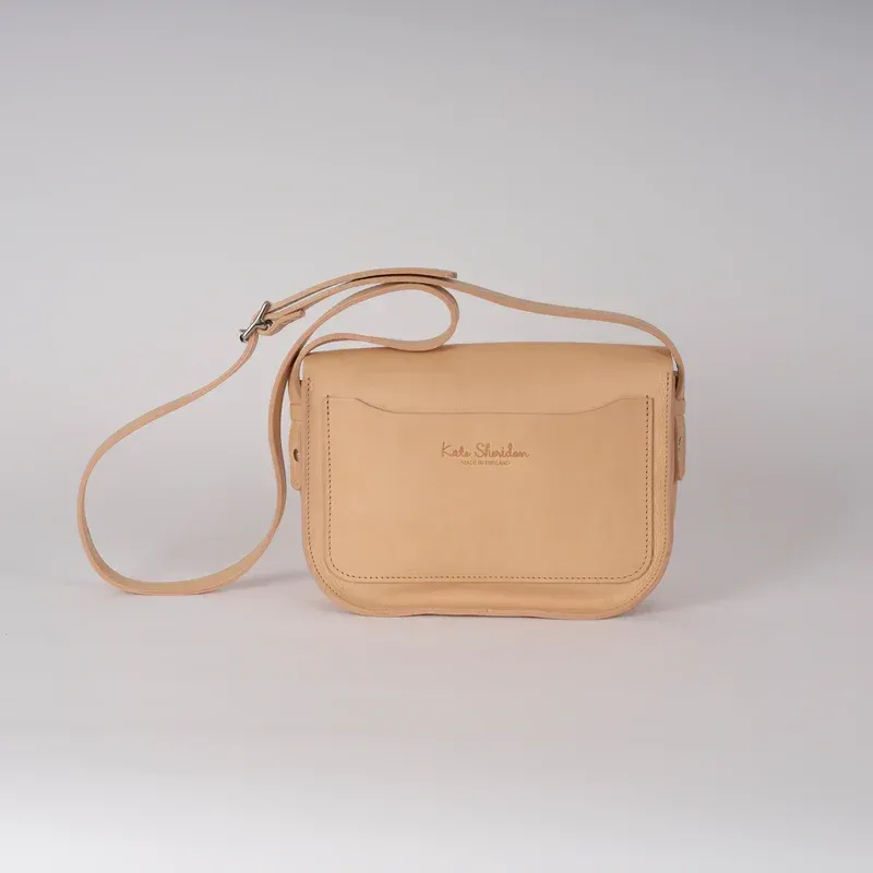 Kate Sheridan Orbed Tab Bag in Ecru