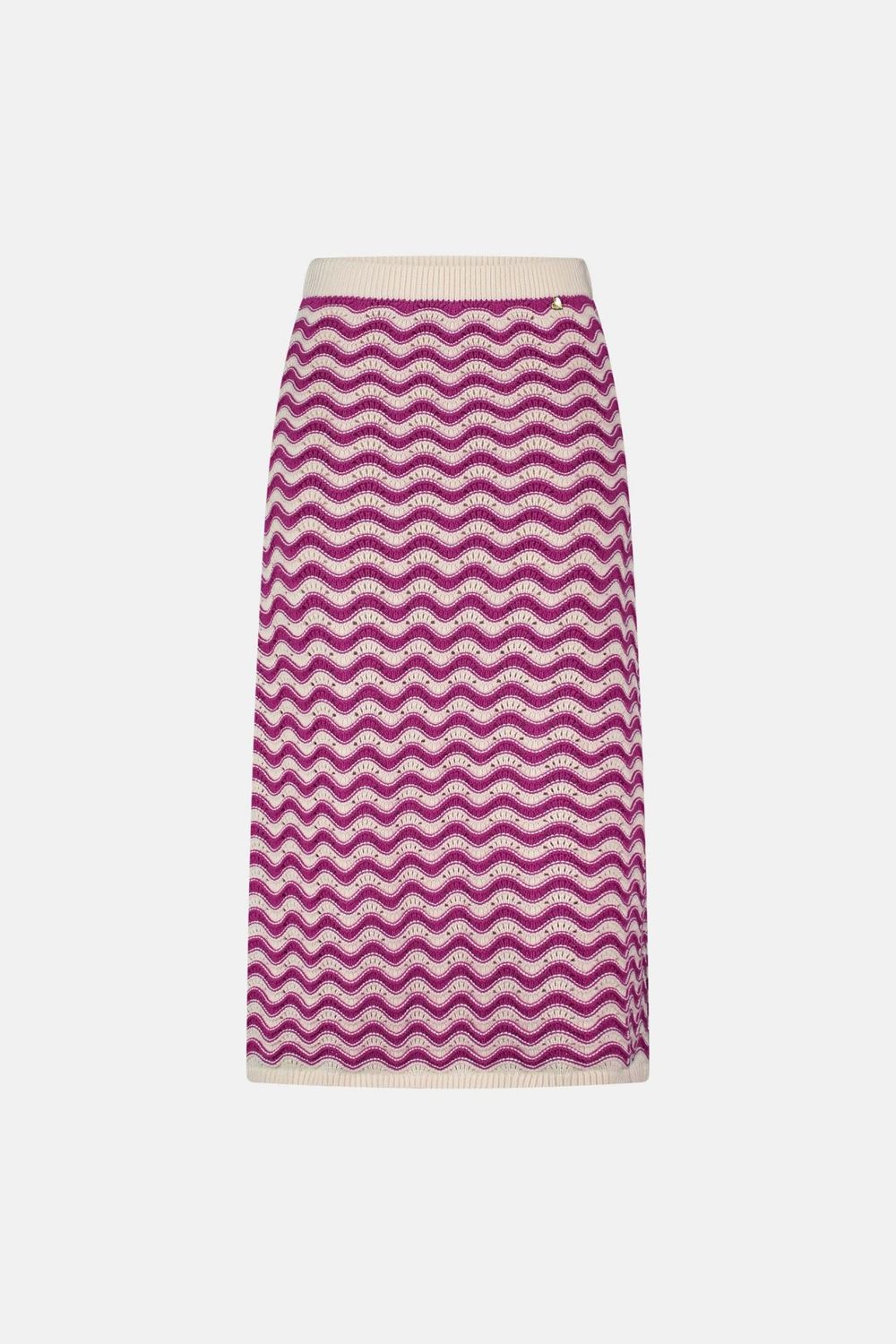 Fabienne Chapot Caro Crochet Skirt in Pink Craze