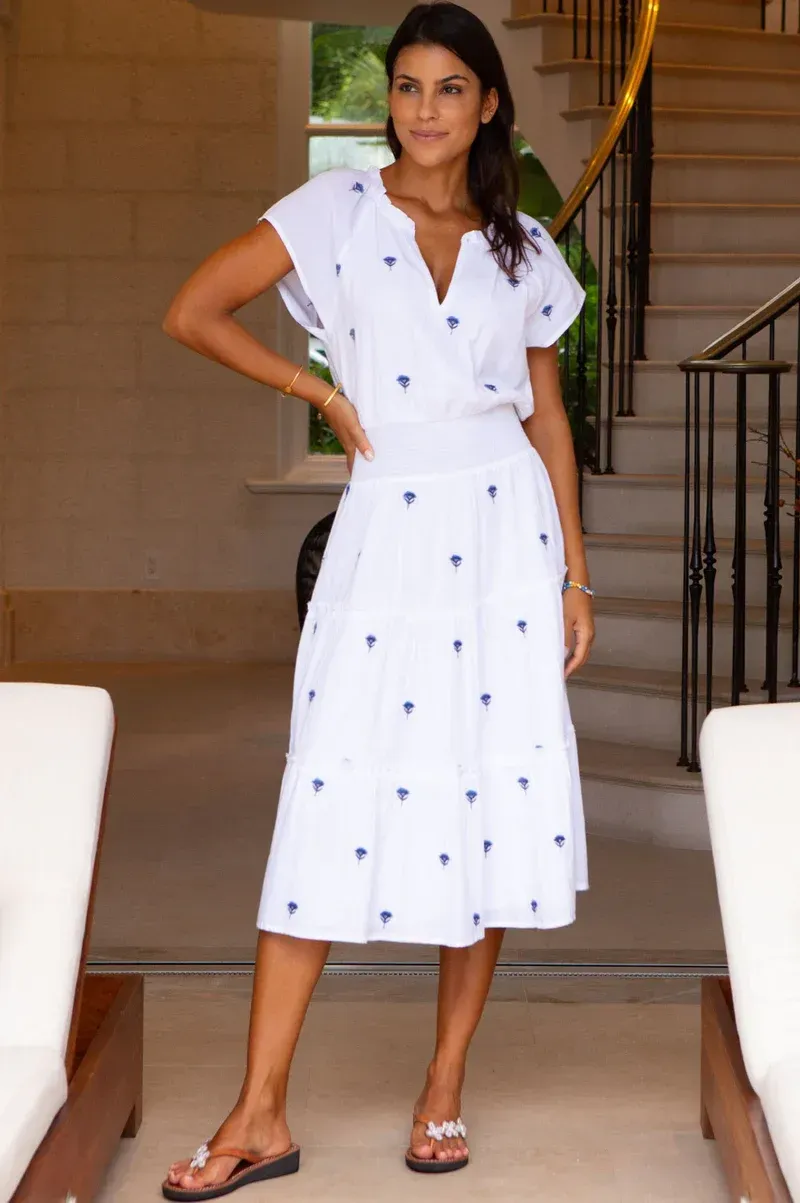 Aspiga Riley Embroidered Dress
