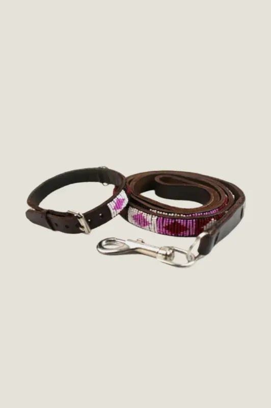 Aspiga Dog Lead Diamond Pink