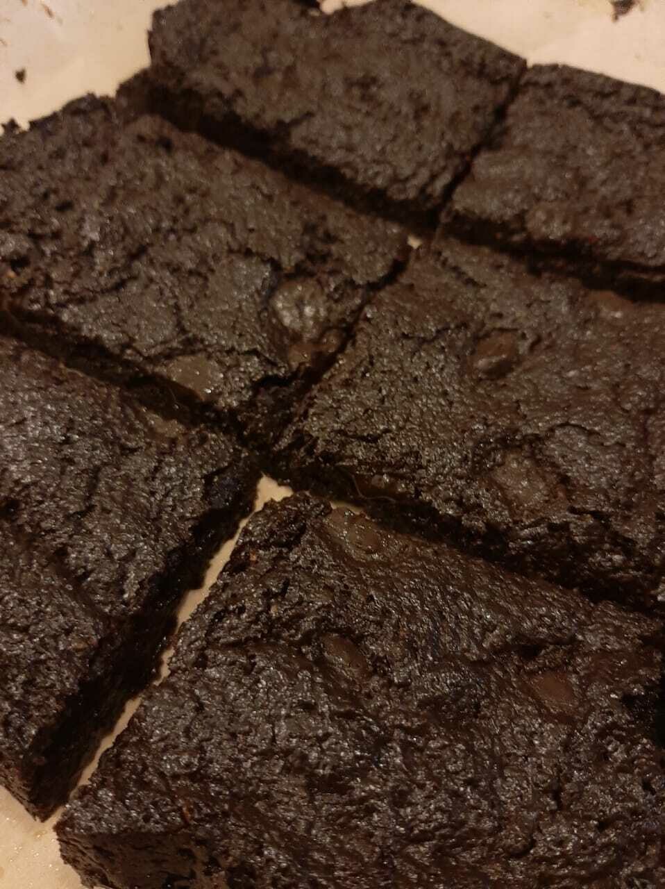 Vegan Fudge Brownie (2 Brownies)
