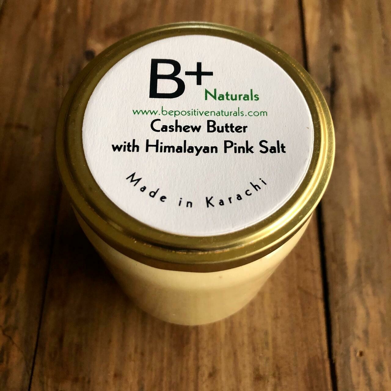 Pure Cashew Butter with Himalayan Pink Salt 