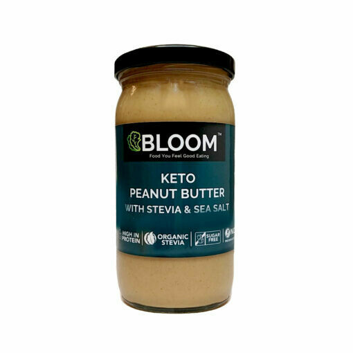 KETO Peanut Butter with Stevia & Sea Salt - 360g