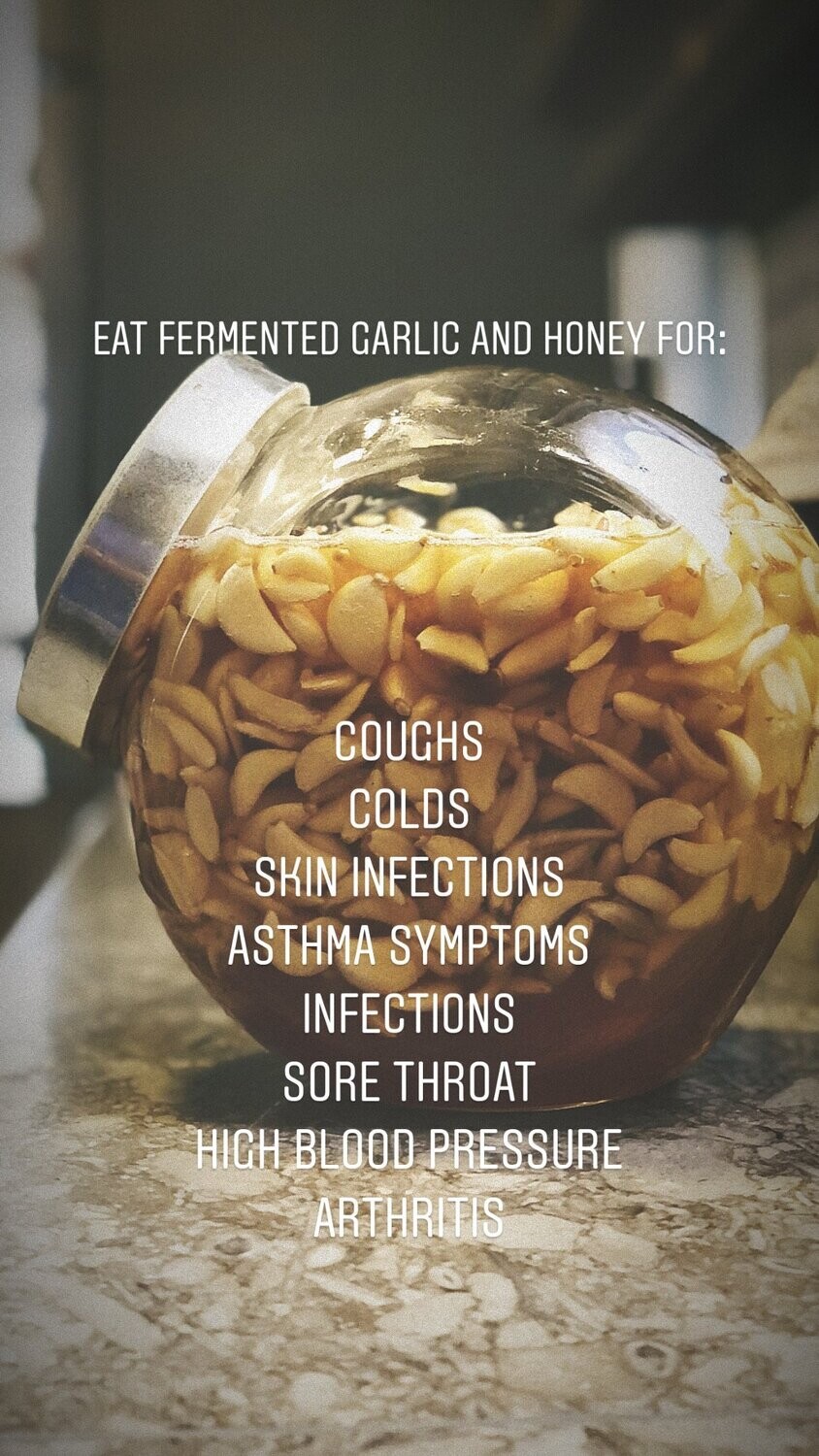 Fermented Garlic & Honey - 360ml or 1000ml