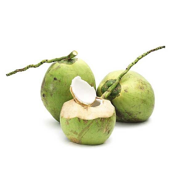 Green Coconut with water- Piece