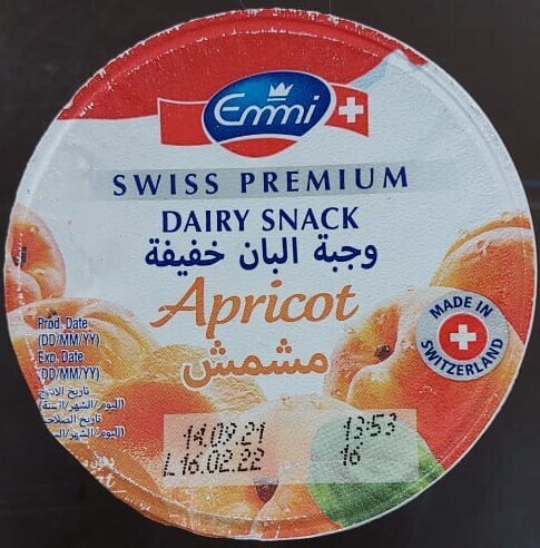 Emmi Dairy Snack (Apricot) - 100g Pack