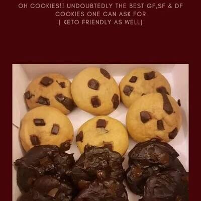 Dark Choco Brownie Cookies - 8 Cookies