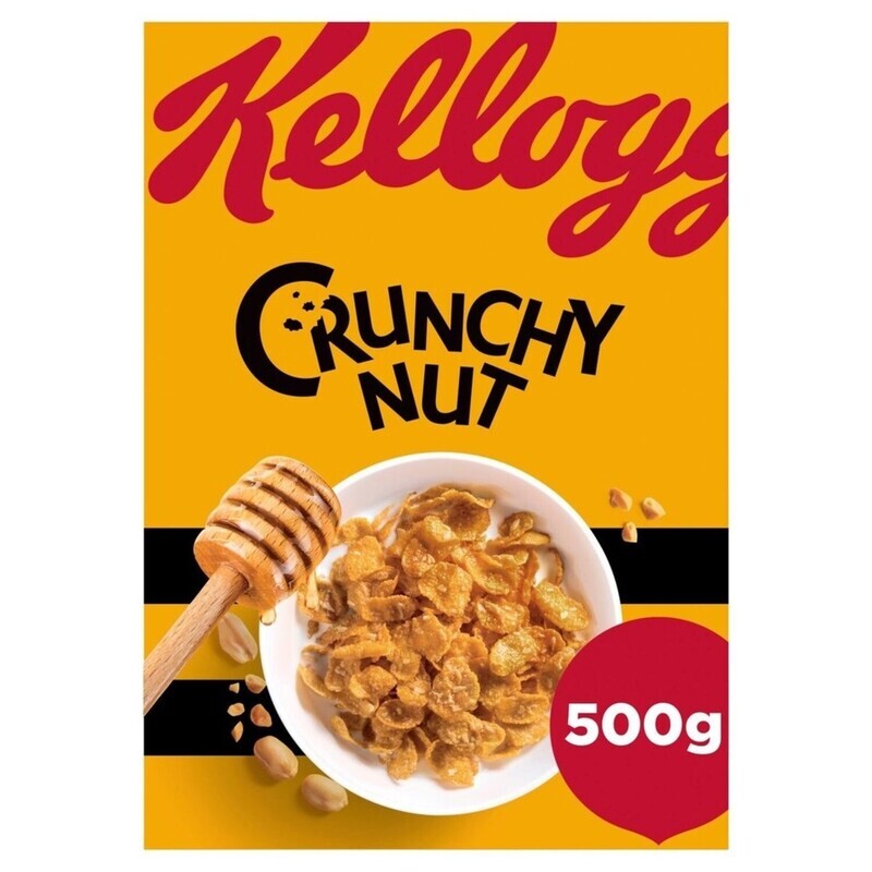 Kelloggs Crunchy Nut Corn Flakes 500g.