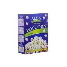 Alba Popcorn 240g -  Butter Or Natural