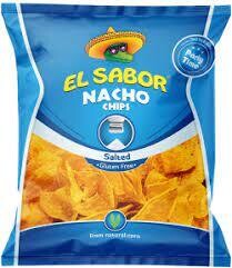 El Sabor Nacho Chips Salted 225g