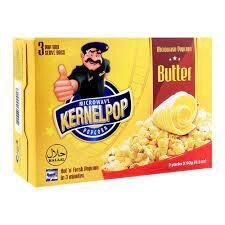 Kernelpop Popcorn - English Butter 3x90g