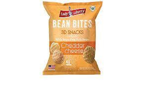 Lady Liberty Bean Bites 3D Snacks Cheddar Cheese 35g