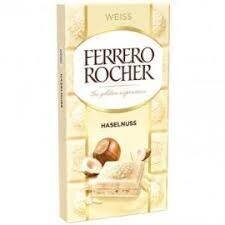 Ferrero Rocher Hazelnut White Chocolate 90g