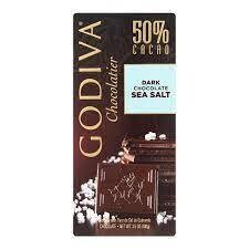 Godiva 50% Dark Chocolate & Sea Salt 100g