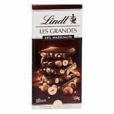 Lindt 34 % Hazelnuts Dark Chocolate 150g