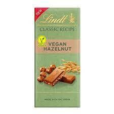 Lindt Classic Recipe Vegan Hazelnut Chocolate 100g