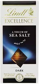 Lindt Excellence A Touch Of Sea Salt Dark Chocolate 100g