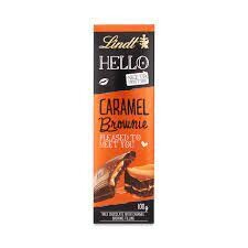 Lindt Hello My Name Is Caramel Brownie Chocolate 100g
