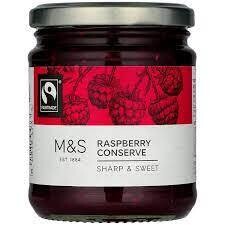 M&S Fairtrade Raspberry Conserve 340g