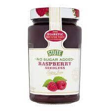 Stute Foods No Sugar Added Raspberry Seedless Jam 430g