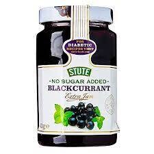 Stute Foods No Sugar Added Blackcurrant Jam 430g