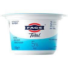 Fage Total Greek Yogurt 5% Fat 170g