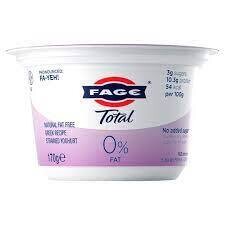 Fage Total Greek Yogurt 0% Fat 170g