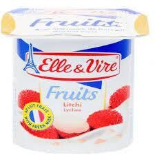 Elle & Vire Fruits Litchi Yogurt 125g