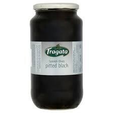 Fragata Spanish Olives - Whole Black 935g