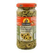 Figaro Sliced Green Olives 240g