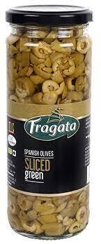 Fragata Spanish Green Olives - Sliced 450g