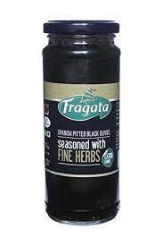 Fragata Spanish Pitted Black Olives 330 & 440g